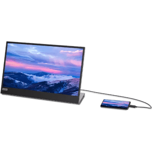 Lenovo L15 15.6" 1080p IPS LED USB-C Mobile Monitor for $150