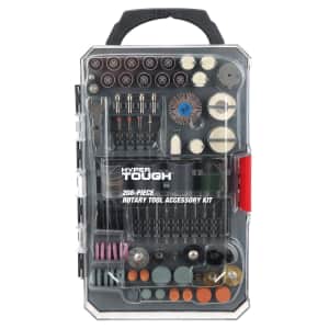 Hyper Tough 208-Piece Rotary Tool Accessory Kit for $15
