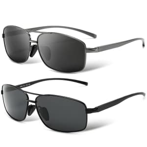 Sungait Polarized Sunglasses 2-Pack for $13