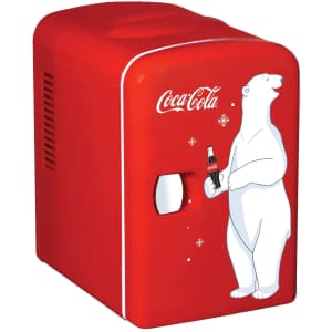 Coca-Cola Personal 6-Can Portable Mini Fridge for $35