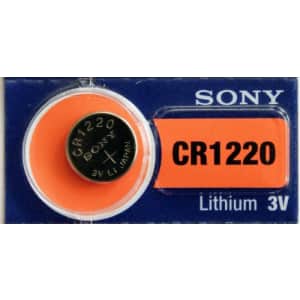 Sony Lithium 3V Batteries Size CR1220 (Pack of 5) for $7