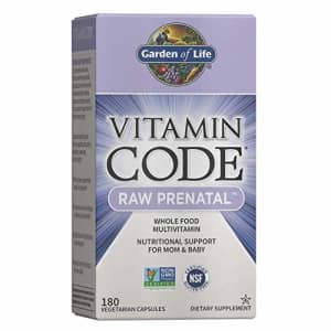Garden of Life Vitamin Code Raw Prenatal Multivitamin, Whole Food Prenatal Vitamins with Iron, for $95