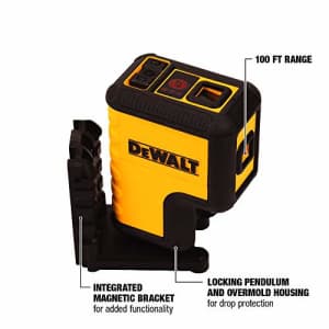 DEWALT DW08302 Red 3 Spot Laser Level for $90 DEWALT DW08302 Red 3 Spot Laser Level for $90