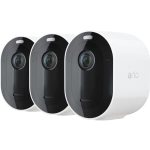 Arlo Pro 4 Spotlight Camera 3-Pack for $260 Arlo Pro 4 Spotlight Camera 3-Pack for $260