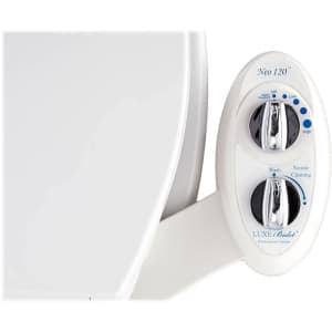 Luxe Bidet Neo 120 Non-Electric Self-Cleaning Nozzle Universal Fit Bidet Toilet Attachment for $23 Luxe Bidet Neo 120 Non-Electric Self-Cleaning Nozzle Universal Fit Bidet Toilet Attachment for $23