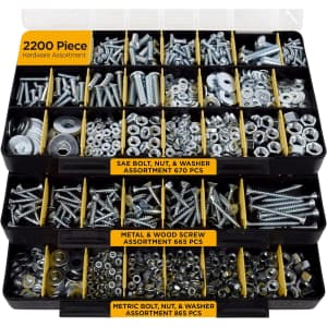 Jackson Palmer 2,050-Piece Hardware Assortment Kit: $40