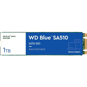 WD Blue SA510 1TB SATA 6Gbps M.2 2280 Internal SSD for $66