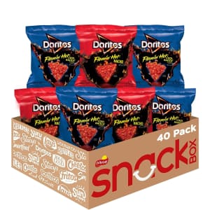 Doritos Flamin Hot Nacho and Flamin' Hot Cool Ranch Variety 40-Pack for $15