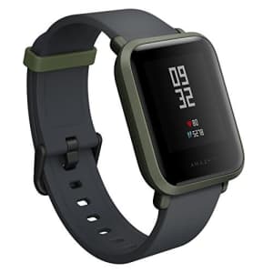Xiaomi Amazfit A1608G Bip Smartwatch (Kokoda green) for $58