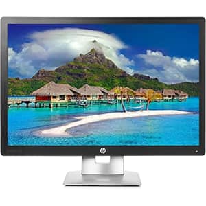 HP EliteDisplay E222 Full HD 22 Inch LED Monitor, 1080p at 60Hz, VGA, HDMI, Display Port, USB 2.0, for $110