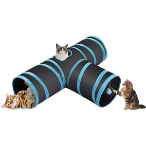 CO-Z Foldable 3-Way Cat Tunnel for $10 CO-Z Foldable 3-Way Cat Tunnel for $10