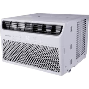 Hisense AHW1022CW1W 10,000 Smart Air Conditioner with Wi-fi Control, Dehumidifier, and Remote, for $271