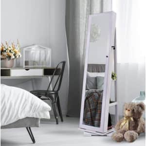 Woven Paths 360 Degree Rotatable Jewelry Armoire for $139 Woven Paths 360 Degree Rotatable Jewelry Armoire for $139