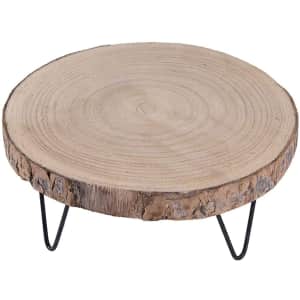 Creative Co-op Paulownia 9" Wood Pedestal for $7 Creative Co-op Paulownia 9" Wood Pedestal for $7