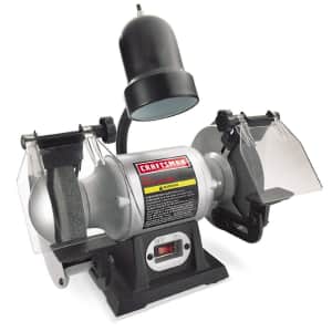 Craftsman 1/6 HP 6" Bench Grinder with Lamp for $40 Craftsman 1/6 HP 6" Bench Grinder with Lamp for $40