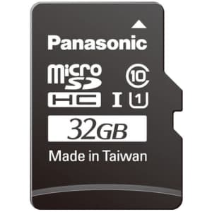 Panasonic RP-SMGA32GAK Micro SDHC 32GB UHS-I Card (Black) for $37