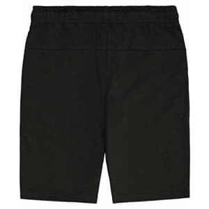 Timberland Boys' Drawstring Logo Knit Shorts, Dark Black, Medium (10/12) for $19