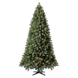 Holiday Time 7.5-Foot Pre-Lit Norwich Spruce Artificial Christmas Tree for $51 Holiday Time 7.5-Foot Pre-Lit Norwich Spruce Artificial Christmas Tree for $51