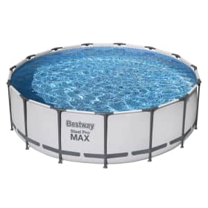 Bestway Steel Pro Max 15' x 48" Round Above-Ground Pool Set for $298