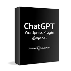ChatGPT WordPress Plugin: Lifetime License: $39.97 ChatGPT WordPress Plugin: Lifetime License: $39.97