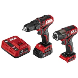 Skil PWRCORE 12 Power Drill and Impact Driver Combo for $79
