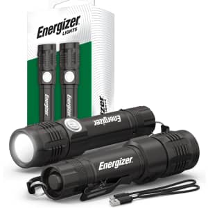 Energizer Rechargeable LED Flashlight 2-Pack for $17