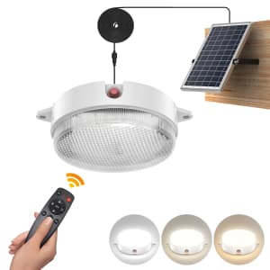 Solar Ceiling Light for $19