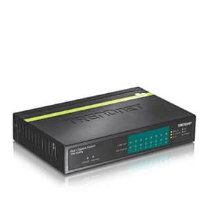 TRENDnet 8-Port Gigabit PoE+ Switch, TPE-TG80G, 8 x Gigabit PoE+ Ports, 123 W PoE Power Budget, 16 for $110