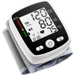 Mbupai Digital Wrist Blood Pressure Cuff for $13