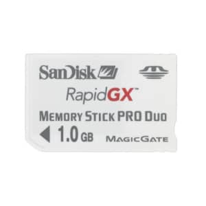 Sandisk RapidGX 1 GB Memory Stick Pro Duo for $28