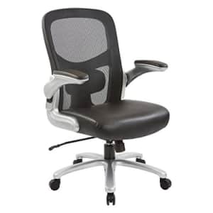 Office Star Big and Tall Breathable Mesh Back Adjustable Executive Office Chair with Memory Foam for $375