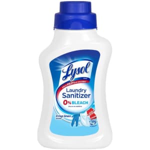 Lysol Laundry Sanitizer Additive 41-oz. Bottle for $6