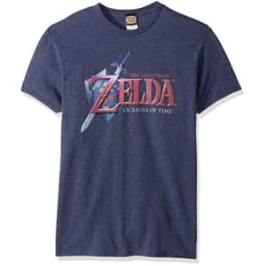Nintendo Men's Hey Ocarina T-Shirt, Premium Navy Heather, Medium for $16 Nintendo Men's Hey Ocarina T-Shirt, Premium Navy Heather, Medium for $16