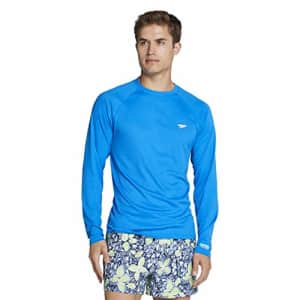 Speedo Men's Uv Swim Shirt Easy Long Sleeve Regular Fit for $30