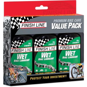 Finish Line Wet Bike Lubricant 3-Pack for $16