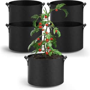 5-Gallon Grow Bag 5-Pack for $5