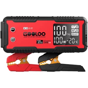 Gooloo 4000A Jump Starter and Power Bank for $140