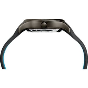 Timex Men's TW2P94900 IQ+ Move Activity Tracker Gray/Black/Blue Silicone Strap Smartwatch for $131