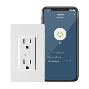 Leviton D215R-2RW Decora Smart Wi-Fi Tamper-Resistant 15A Outlet (2nd Gen), Works, Alexa, Hey for $35