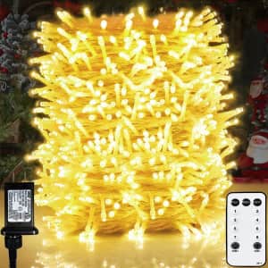 Gusodor 405-Foot LED Christmas Lights for $20