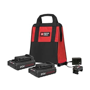PORTER-CABLE 20V MAX Compact Accessory Combo Kit, 2 Batteries (PCCK888LB) for $185 PORTER-CABLE 20V MAX Compact Accessory Combo Kit, 2 Batteries (PCCK888LB) for $185