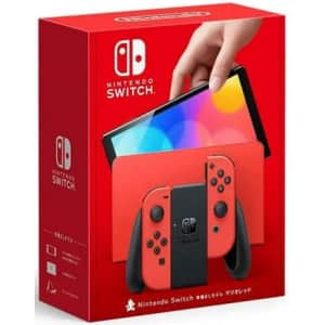 Nintendo Switch OLED Console Super Mario RED Edition for $289