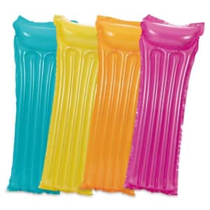 Summer Waves Inflatable Transparent Pool Float 4-Pack for $6