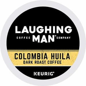 Laughing Man Columbia Huila, Single-Serve Keurig K-Cup Pods, Dark Roast Coffee, 60 Count for $70