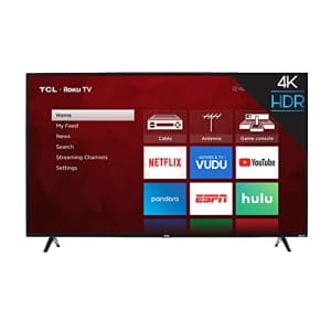 TCL 4-Series 55" 4K HDR LED UHD Roku Smart TV for $386