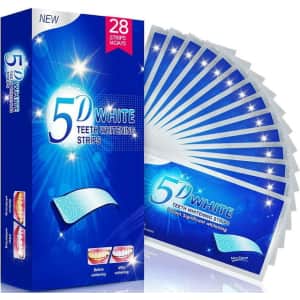 Teeth Whitening Strip 28-Count Kit for $6