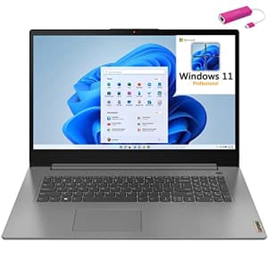Lenovo 2023 IdeaPad 3 17 17.3" FHD Business Laptop, Hexa-Core AMD Ryzen 5 5625U (Beat i5-1235U), for $659