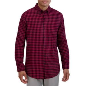 Chaps Men's Brushed Cotton Woven Shirt for $15