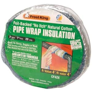 Frost King 25-Foot Pipe Wrap Insulation for $10