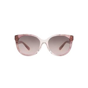 Coach HC8321 Sunglasses, Transparent Pink Ombre/Brown Pink Gradient, 55 mm for $141